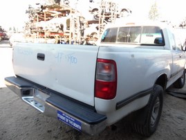 1997 Toyota T100 SR5 White Extended Cab 3.4L AT 2WD #Z23384